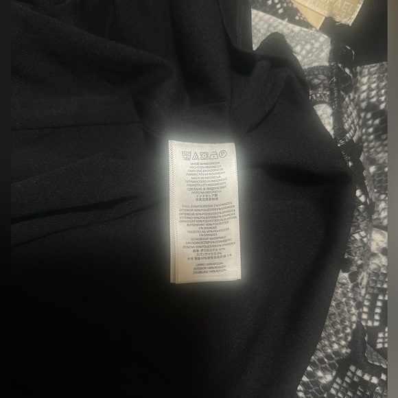 NWOT Plus MICHAEL Michael Kors Snakeskin Print Lined Dress Business Evening 20W‎ - Picture 7 of 7